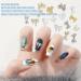 3D Bow Nail Charms 80 Pcs - Gold & Silver Metal Nail Art Charms | Luxury Nail Jewelry for DIY Nail Design - Buy Online on GoSupps.com