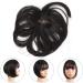 Minkissy 1pc Wig Air Bangs Hair Two Side Bangs Hair Extensions Bang Clip in Bangs Real Human French Barrette Hair Clips Tops for Women Straight High Temperature Wire Miss Real Person Black - Buy Online on GoSupps.com