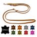 Dog liner Small dogs / large dogs 2m / 2.40m / 2.80m / 3.50m / 5m Double linen adjustable (2.40m x 12mm cognac) 2.40m x 12mm cognac