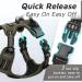 Eagloo Large Dog Harness - Adjustable Anti-Train Control Harness with Reflex Strips for Labradors - Brown (1 Pack) - Buy Online on GoSupps.com