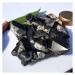 Natural Crystal Rough 100g-500g Natural Black Crystal Quartz Cluster Reiki lemurian Seed Prism Charms Stones and Minerals for Home Decoration (Color : About 400g)