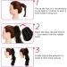 Curly Dark Brown Claw Ponytail Hair Extension 18 Inch - Clip-in Pony Tail Hair Piece - Buy Online on GoSupps.com
