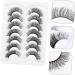 POPETPOP 1 Box 3d False Eyelashes Fake Eyelash Strip Lashes Curly Eyelashes Synthetic Fiber Eyelash Full Strips Eyelash Faux Eyelashes Imitation 5d Luxurious Mascara - Buy Online on GoSupps.com