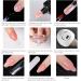 Kalolary Full Cover Dual Nail System Form 100PCS Clear Dual Forms UV Gel Acrylic Tips + 10PCS Poly Gel Quick Building Nail Tip Clip - Buy Online on GoSupps.com