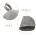 Buy Healvian Russian Sauna Cap - 2 Piece Wool Felt Hats for Men & Women | Gray Shower & Bathhouse Head Protection - Buy Online on GoSupps.com