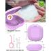 HEMILAB Purple Dream Retainer Case - Slim Aligner Case with Vent Holes for Invisalign - Includes Removal Tool and Brush - Cute Mouth Guard Case - Buy Online on GoSupps.com
