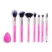 Makeup Revolution Brush Edit Gift Set - 7 Eye Highlighter & Face Brushes + Blending Sponge | International Shipping - Buy Online on GoSupps.com