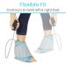 Vive Compression Ankle Ice Pack Wrap for Foot Pain Relief - Cold Brace for Injuries - Support for Swelling, Sprains, & Fractures - Reusable Gel - Fits Small & Large Feet, Gray - Buy Online on GoSupps.com