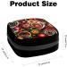 GIAPB Period Bag | Sanitary Napkin Storage & Pad Holder | Makeup Pouch | Colorful Circle Art Illustration Color2726 - Buy Online on GoSupps.com