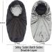 SAYMRE Satin Bonnet - Adjustable Silk Sleep Cap for Braids & Curly Hair | Black (Small-XX-Large) - Buy Online on GoSupps.com