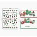 Christmas Cartoon Nail Stickers 10 Sheets Self-Adhesive Nail Decal for Kids Nail Art Decoration Design Supplies - Buy Online on GoSupps.com