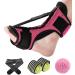 Plantar Fasciitis Night Splint, Adjustable Dorsal Night Splint for Plantar Fasciitis Pain Relif, Breathable Night Splint for Heel Pain, Drop Foot, Achilles Tendonitis, Foot Night Splint for Most Feet Red