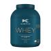 Kinetica Strawberry Whey Protein Powder | 2.27kg | 23g Protein per Serving | 76 Servings | Sourced from EU Grass-Fed Cows | Superior Mixability & Taste Strawberry 2.27 kg (Pack of 1)