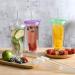24 Pcs Clear Reusable Straws - 10.5 Long, Hard Plastic Drinking Straws with Brushes - BPA Free, Fits 16-32 oz Tumblers, Cups, Jars - Buy Online on GoSupps.com