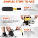 Yellow Ankle Resistance Bands Set for Glutes & Legs Workout - Home Gym Exercise Equipment for Women & Men - Buy Online on GoSupps.com