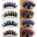 Ellazzle 5D Dramatic Colorful Faux Mink Lashes - 10 Pairs - Buy Online on GoSupps.com