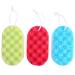 SHERCHPRY 3pcs Three Layer Bath Sponge Sponges for Bathing Face Cleaning Sponges for Women Bath Sponges for Painless Bath Sponge Cleaning Scrubber Cleaning Tool Body Baby Massage Brush