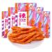 Mkostliking spicy snacks 5 packs of latiao sweet and spicy Chinese spicy snacks classic hot strips for the office casual snack (5)