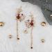 FERCAISH Butterfly Tassel Hair Clip - Classic Style Pearl Hair Accessories for Traditional Clothes, Festive Wedding & Cosplay - Buy Online on GoSupps.com
