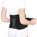 Dr. Scholl's Adjustable Compression Back Support with Massaging Gel Breathable Fabric Shock-Absorbing Back Brace Built-in Gel Padding & Support (Size L/XL)