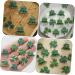 EXCEART Earrings 20 pcs Shamrock Ornament Novel Four- Shape Keychain Sequins Bead Alloy Making Home Green - Buy Online on GoSupps.com