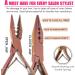 Pro Hair Extension Tools Mini 3 Holes Silicone Micro Beads & Nano Rings Hair Extensions Opener & Remover Pliers Hair Tinsel Feathers Fitting Plier Micro Bead Crimping Plier (Rose Gold Titanium Coated) - Buy Online on GoSupps.com