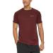 BALEAF Men's Quick Dry Short Sleeve T-Shirt Running Workout Shirts A016-heather Red Medium