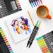 Vitoler Dual Tip Brush Markers - 34 Colors for Coloring, Drawing, and Art Projects - Buy Online on GoSupps.com