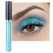 Glitter Eyeshadows Liquid Eyeshadows Long-lasting Liquid Glitter Eyeshadows Shimmer-Eyeshadows Metals-Gloss-Sparkling Silver Gold High-pigmented Colorful Glitter Eye Shadows(08#Light-Blue)