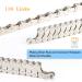 Bike Chain Repair Kit - Chain Breaker, Chain Checker, and 3 Pairs of Missing Links for 6/7/8 Speed Chains | Reusable Silver Bike Chain Kit - 1/2 x 3/32 Inch Links - Buy Online on GoSupps.com