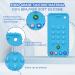 2 Pcs Remote Control Baby Teething Toys - BPA Free Silicone Teething Toys for Babies 3-12 Months - Chew Toys for Boys and Girls (Gray+Blue) - Buy Online on GoSupps.com