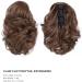BUYOGET Ponytail Extension Long Curly Wavy Claw Jaw Clip in Synthetic Hairpiece Pony Tail Tale 8 Inches Light Brown 8 inch Light Brown - Buy Online on GoSupps.com