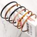 3 Pcs Plastic Plain Headbands Teeth Comb Headbands Skinny DIY Hair Bands Headbands (1*Leopard Print+1* Black+1*Matte black) - Buy Online on GoSupps.com
