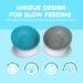 Elevated 0-45 Degree Tilted Slow Feeder Cat Bowl - Non-Slip, No Spill Pet Feeding Bowl for Puppy and Cat - Food Grade Material - Grey - Buy Online on GoSupps.com
