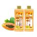 FLLUOUZH Papaya Super Whitening Oil 7 Days Papaya Oil for Skin Papaya Oil for Lightening Dark Skin Face and Body Moisturizer Nourishing Body Repair for All Skin Types 2 Pcs
