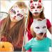 Homoyoyo 6 PCS DIY Cat Masks - Unpainted Paper Mache Masquerade Masks for Halloween Cosplay & Costume Parties - Buy Online on GoSupps.com