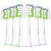Toothbrush Replacement Heads for Philips Sonicare Electric Brush Head Compatible with Phillips Sonic Care Toothbrush Heads 6 Pack(Hard Bristles)