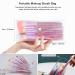 Professional 10 PCS Makeup Brush Set - Stylish Glitter Handle Face & Eye Brushes with Transparent Bag (Pink) | International Shipping - Buy Online on GoSupps.com