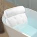 Luxury Bath Pillow for Tub - Non-Slip and Extra-Thick, Head, Neck, Shoulder and Back Support. Soft and Large Comfort Bathtub Pillow Cushion Headrest for Relaxation - Fits Any Tub Made of 3D Mesh 1 Pack Pillow
