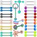 Leiainely Tongue Rings Tounge Ring for Women Tongue Rings for Women Tongue Piercing Jewelry Tongue Ring Tounge Pierings Tongue Piercing Tounge Rings Tounge Ring Tongue Piercings Tongue Jewelry Mix