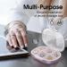 Buy Pill Organizer 2 Pack - Small Pill Box for Purse & Pocket | Daily Medicine & Vitamin Storage | Six-Compartment Supplement Case (Russet) - International Shipping Available - Buy Online on GoSupps.com