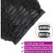 Hair Toppers for Women 12-26 Inch Kinky Straight Clip ins for Black Women Double Weft Remy Human Hair Full Head Natural Black Color 18 Clips with 8 Pieces Messy Hair Bun Hairpiece(20inches 120g) 20inches 120g - Buy Online on GoSupps.com