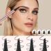 Magic Eyebrow Pencil with 4 Fork Tip Waterproof Microblading Brow Pencil Eye Brow Pen For Girls Women Creates Natural Makeup Keep it All Day 3d Brow Pencil for Defined Brows Effortlessly (Black) - Buy Online on GoSupps.com