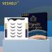 VESHELY Natural Magnetic Eyelashes & Eyeliner Kit | 5 Pairs Reusable 3D Lashes | Waterproof Glue-Free - Buy Online on GoSupps.com