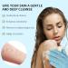 Reusable Blue Exfoliating Glove - 2pc Set for Body Scrubbing and Dead Skin Removal - Buy Online on GoSupps.com