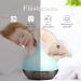 ASAKUKI 300ml Aroma Diffuser - Black Essential Oil Set for Home & Office | International Shipping Available - Buy Online on GoSupps.com
