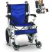 Ultra Lightweight Foldable Wheelchair with Handbrakes and Swing Away Footrests 45Cm Wide Seat Portable & Transport Wheelchair Wheelchairs for Elderly Adults(Color:D)