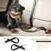 Premium Adjustable Dog Seat Belt - 2 Pieces Durable Black Car Safety Harness for Dogs - Buy Online on GoSupps.com