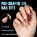 Buy Tomicca Coffin Nail Tips - 504 Pieces Medium Size Gel Nail Extensions for DIY Nail Art | 12 Sizes Available - Buy Online on GoSupps.com