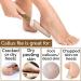 PrettyClaw Callus Remover Foot File - Pedicure Tool for Dead Skin & Corn Removal with 3 Blades, Free Pouch & Nail File - Buy Online on GoSupps.com